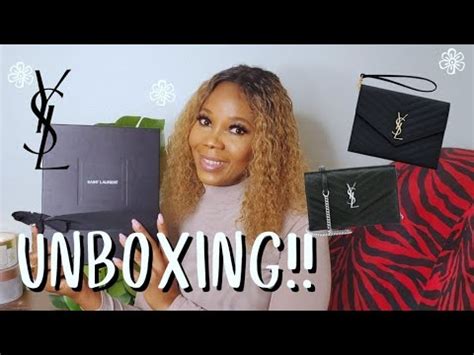 UNBOXING SAINT LAURENT (YSL) WRISTLET + WHAT FITS 